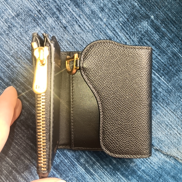 Dior Black Wallet with Gold Accent - Picture 7 of 9